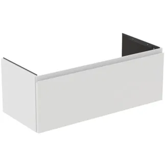 Picture of IDEAL STANDARD Finesse 100cm x 44cm wall mounted vanity unit with 1 drawer, matt white #E3384Y1 - Matt White