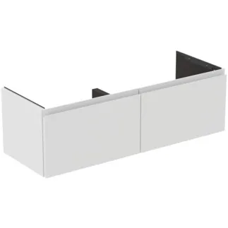 Obrázek IDEAL STANDARD Dvojitá toaletní skříňka Finesse nábytek 1200x440 mm, se 2 výsuvnými přihrádkami Soft-Close #E3389Y1 - matná bílá