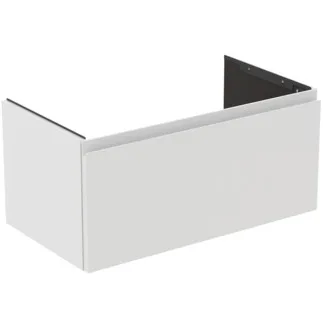 Picture of IDEAL STANDARD Finesse 80cm x 44cm wall mounted vanity unit with 1 drawer, matt white #E3383Y1 - Matt White