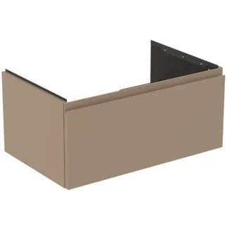 Picture of IDEAL STANDARD Finesse 80cm x 50cm wall mounted vanity unit with 1 drawer, matt griege #E3392UP - Matt Greige