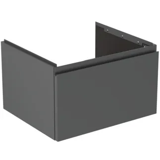 Obrázek IDEAL STANDARD Toaletní skříňka Finesse 600x505 mm, s 1 výsuvnou deskou s měkkým zavíráním #E3391Y2 - antracit matný