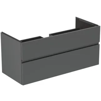 Obrázek IDEAL STANDARD Toaletní skříňka Finesse 1200x505 mm, se 2 výsuvy s měkkým zavíráním #E3394Y2 - antracit matný
