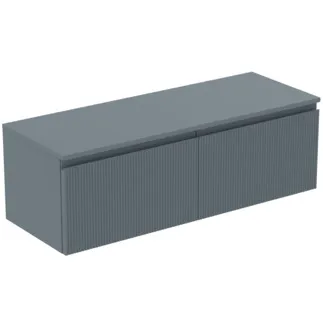 Obrázek IDEAL STANDARD Toaletní skříňka Finesse 1202x440 mm, se 2 výsuvy Soft-Close, s umyvadlovou deskou #E3425UQ