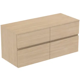 Obrázek IDEAL STANDARD Toaletní skříňka Finesse 1202x505 mm, se 4 výsuvy Soft-Close, s umyvadlovou deskou #E3437US