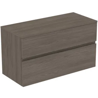 Obrázek IDEAL STANDARD Toaletní skříňka Finesse 1002x440 mm, se 2 výsuvy Soft-Close, s umyvadlovou deskou #E3424UR