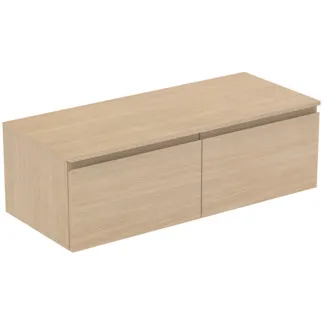 Obrázek IDEAL STANDARD Toaletní skříňka Finesse 1202x505 mm, se 2 výsuvy Soft-Close, s umyvadlovou deskou #E3436US
