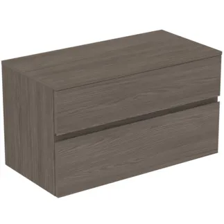 Obrázek IDEAL STANDARD Toaletní skříňka Finesse 1002x505 mm, se 2 výsuvy Soft-Close, s umyvadlovou deskou #E3435UR