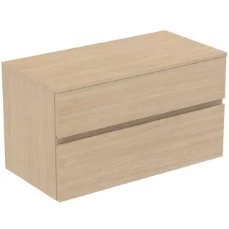 Obrázek IDEAL STANDARD Toaletní skříňka Finesse 1002x505 mm, se 2 výsuvy Soft-Close, s umyvadlovou deskou #E3435US