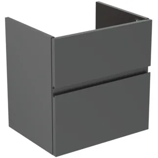 Bild von IDEAL STANDARD Finesse Waschtischunterschrank 530x409mm, mit 2 Softclose Auszügen #E3409Y2 - Anthrazit matt