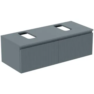 Obrázek IDEAL STANDARD Toaletní skříňka Finesse 1202x505 mm, se 2 výsuvy Soft-Close, s umyvadlovou deskou #E3494UQ