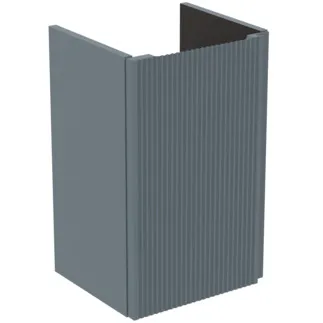 Picture of IDEAL STANDARD Finesse guest washbasin unit with 1 door, right-hand, matt ash blue #E3449UQ - Matt Ashblue
