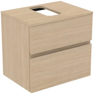 Picture of IDEAL STANDARD Finesse vanity unit 602x440mm, with 2 soft-close pull-outs, with washbasin plate #E3476US