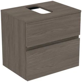 Obrázek IDEAL STANDARD Toaletní skříňka Finesse 602x440 mm, se 2 výsuvy Soft-Close, s umyvadlovou deskou #E3476UR