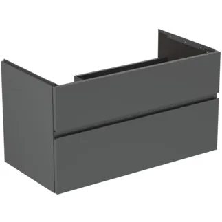 Obrázek IDEAL STANDARD Toaletní skříňka Finesse 1000x505 mm, se 2 výsuvy s měkkým zavíráním #E3445Y2 - antracit matný