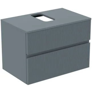 Picture of IDEAL STANDARD Finesse vanity unit 802x505mm, with 2 soft-close pull-outs, with washbasin plate #E3498UQ