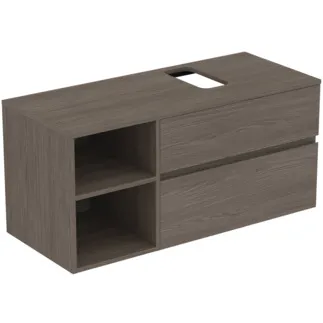 Picture of IDEAL STANDARD Finesse vanity unit 1202x505mm, with 2 soft-close pull-outs, with washbasin plate #E3508UR