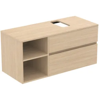 Picture of IDEAL STANDARD Finesse vanity unit 1202x505mm, with 2 soft-close pull-outs, with washbasin plate #E3508US