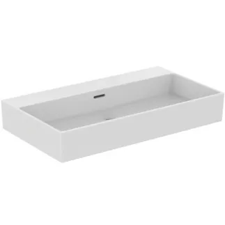 Obrázek IDEAL STANDARD Extra umyvadlo 815x450 mm, bez otvoru pro baterii, s otvorem pro přepad (štěrbinové) #R0546MA - Bílá (Alpine) s Ideal Plus