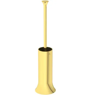 Picture of IDEAL STANDARD La Dolce Vita floor standing toilet brush set, brushed gold #T5494A2 - Brushed Gold