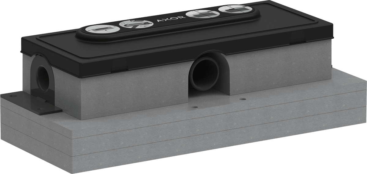 Picture of HANSGROHE AXOR uBox universal Base set for finish sets for flat installation #01006180