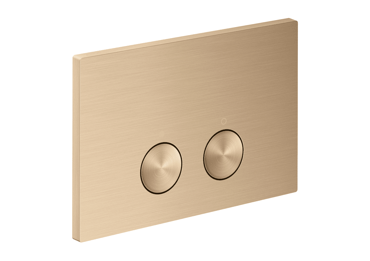 Bild von HANSGROHE AXOR FlushPlate Drückerplatten #42530140 - Brushed Bronze