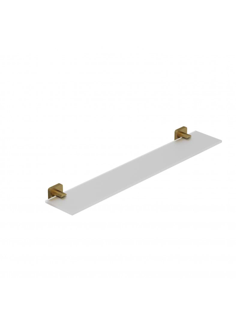Obrázek KLUDI KLUDI-VELA S skleněná polička #25973N0 - Brushed Gold