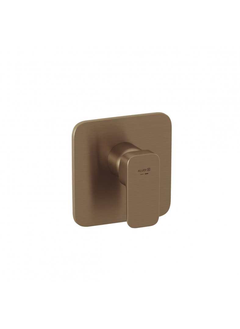 Picture of KLUDI KLUDI-RENON concealed single lever shower mixer #42755N175 - Brushed Bronze