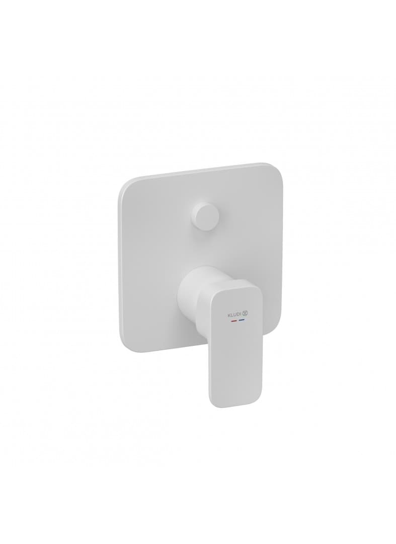 Picture of KLUDI KLUDI-RENON concealed single lever bath and shower mixer #427595375 - matt white