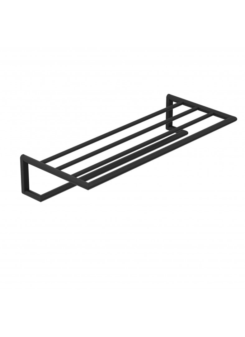 Bild von KLUDI KLUDI-VELA R Badetuchhalter mit Ablage #5898939 - mattschwarz