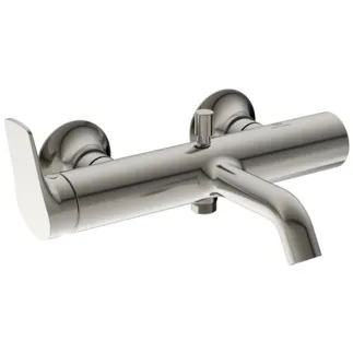 Picture of IDEAL STANDARD La Dolce Vita surface-mounted bath mixer, projection 202mm #BD666GN - stainless steel