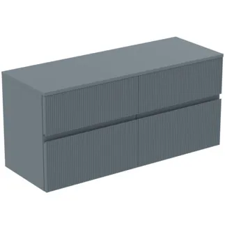 Obrázek IDEAL STANDARD Toaletní skříňka Finesse 1202x440 mm, se 4 výsuvnými zásuvkami Soft-Close, s umyvadlovou deskou #E3426UQ
