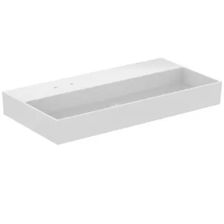 Picture of IDEAL STANDARD Solos washbasin 1015x515mm, polished, with 2 tap holes, without overflow #T537001 - White (Alpine)