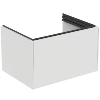 Picture of IDEAL STANDARD Conca 60cm x 44cm wall mounted vanity unit with 1 drawer, matt white #T5572Y1 - Matt White