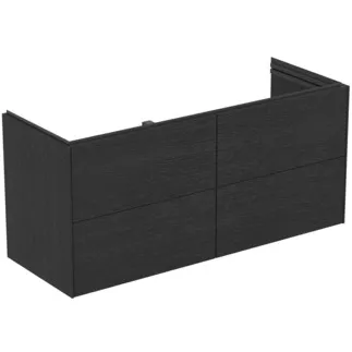 Obrázek IDEAL STANDARD Toaletní skříňka Conca 1200x440 mm, se 4 výsuvnými zásuvkami s tichým zavíráním #T5579Y4 - dub fládrovaný