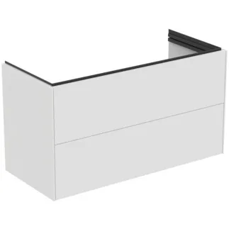 Obrázek IDEAL STANDARD Toaletní skříňka Conca 1000x440 mm, se 2 výsuvnými zásuvkami s tichým zavíráním #T5577Y1 - Bílá matná