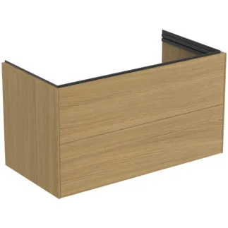 Obrázek IDEAL STANDARD Toaletní skříňka Conca 1000x505 mm, se 2 výsuvnými zásuvkami s tichým zavíráním #T5580Y6 - světlý dub