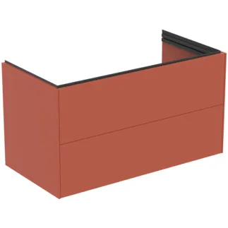 Obrázek IDEAL STANDARD Toaletní skříňka Conca 1000x505 mm, se 2 výsuvnými přihrádkami s tichým zavíráním #T5580Y3 - Sunset matt