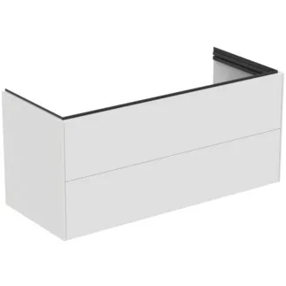 Obrázek IDEAL STANDARD Toaletní skříňka Conca 1200x505 mm, se 2 výsuvnými zásuvkami s tichým zavíráním #T5582Y1 - Bílá matná