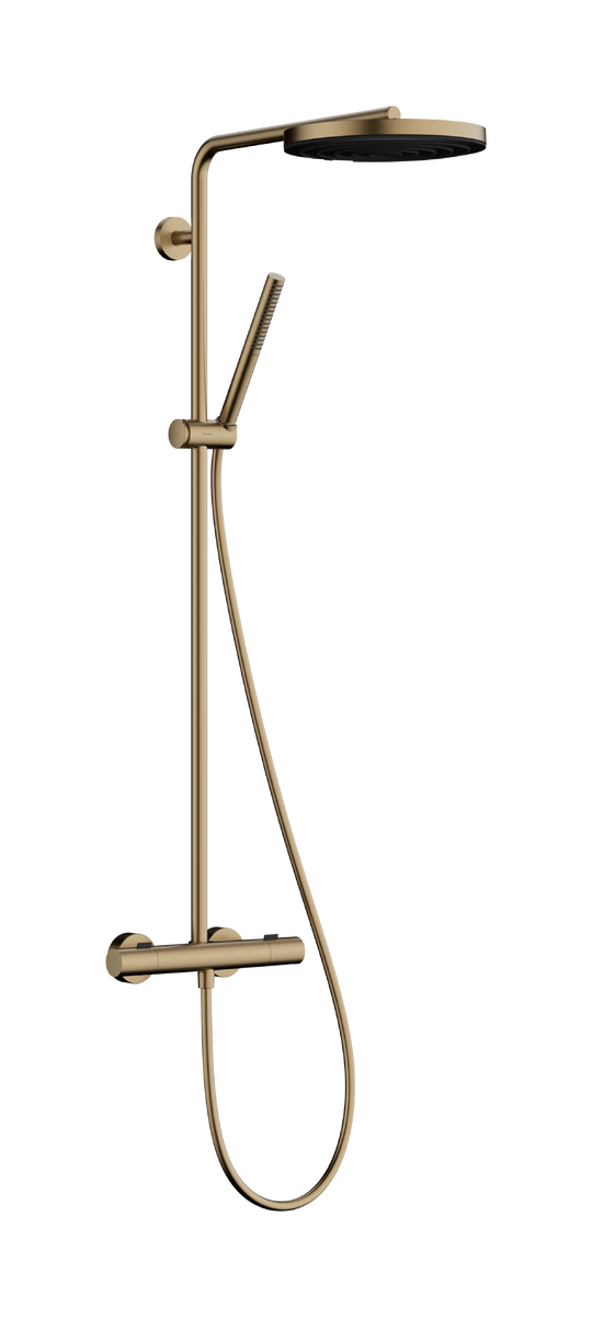 Obrázek HANSGROHE Pulsify S Puro Showerpipe 260 1jet, Ecostat #24222140 - kartáčovaný bronz