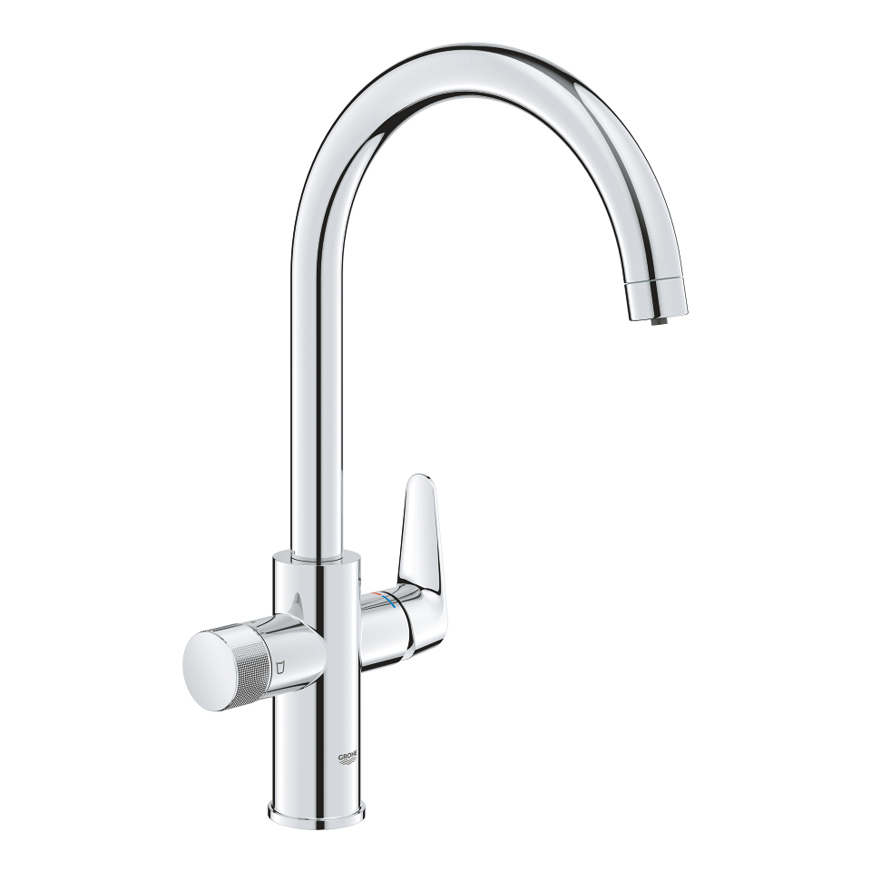 Picture of GROHE Blue Pure BauCurve single mixer tap #30580000 - chrome