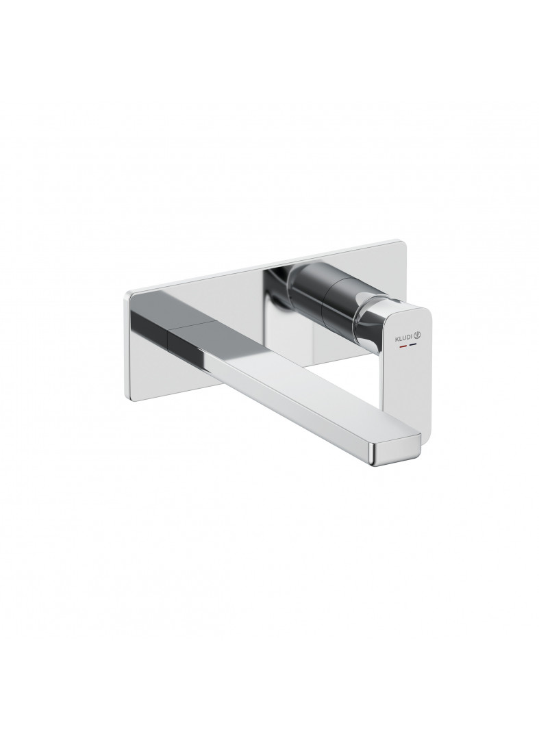 Picture of KLUDI KLUDI-RENON concealed two hole wall mounted basin mixer #422450575 - chrome