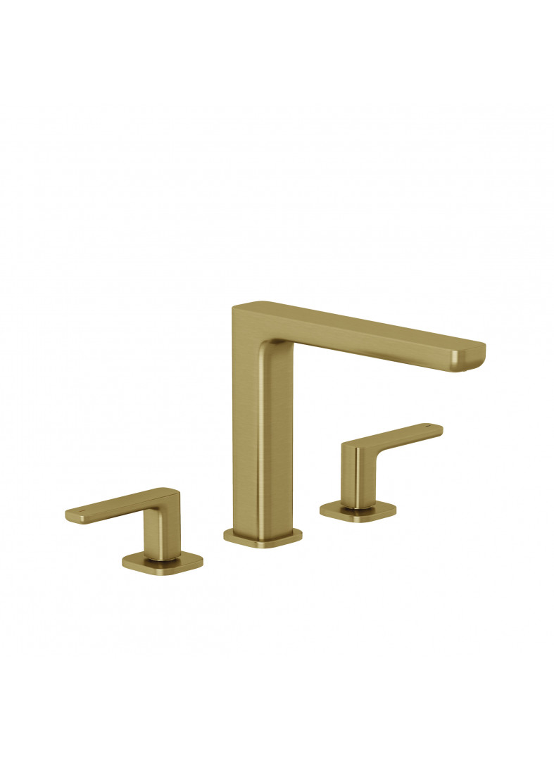 Picture of KLUDI KLUDI-RENON basin mixer DN 15 #42393N075 - brushed gold