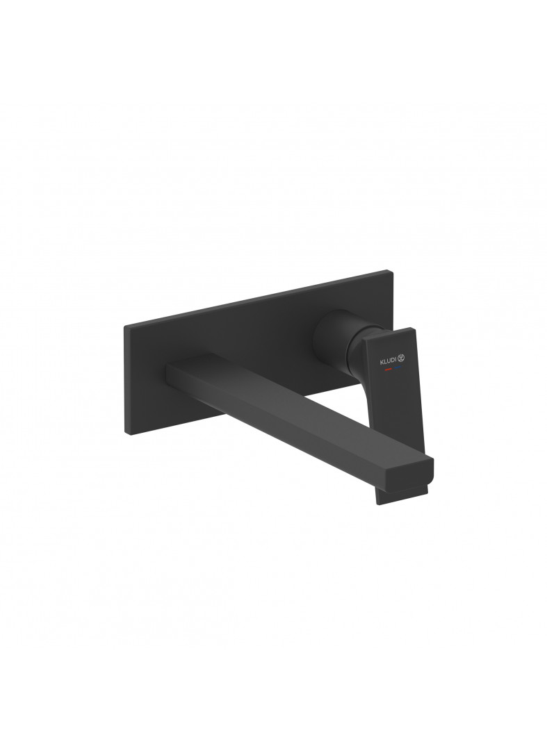 Picture of KLUDI KLUDI-DECUS concealed two hole wall mounted basin mixer #542453975 - matt black