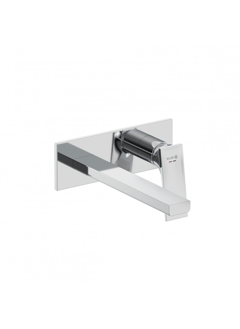 Picture of KLUDI KLUDI-DECUS concealed two hole wall mounted basin mixer #542450575 - chrome