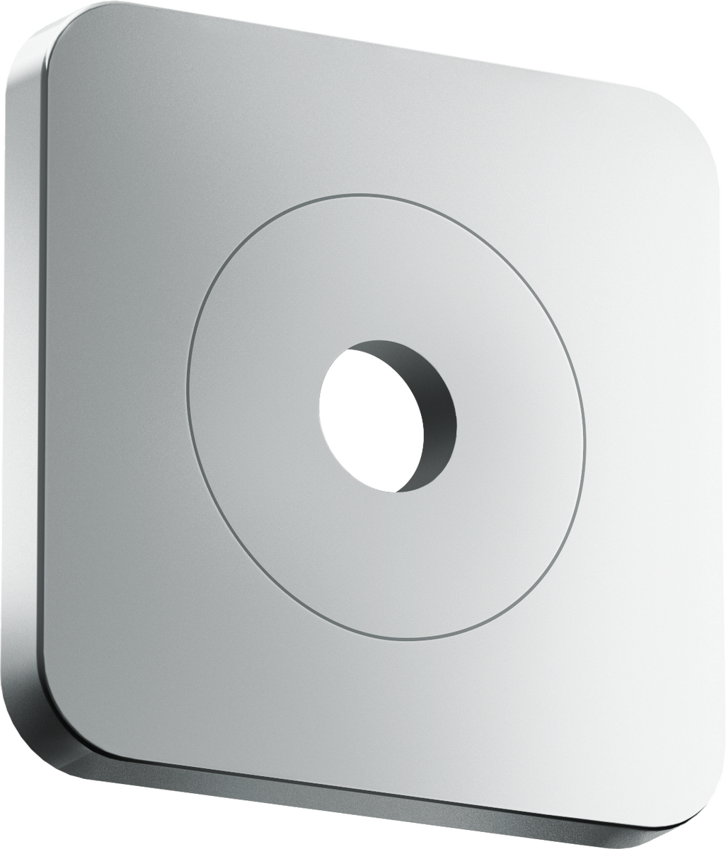 Picture of HANSGROHE AXOR Citterio C Wall escutcheon 120/120 softsquare #28801000 - Chrome