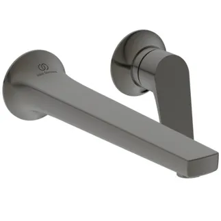 Bild von IDEAL STANDARD La Dolce Vita Wand-Waschtischarmatur Unterputz, Ausladung 209mm #BD957A5 - Magnetic Grey