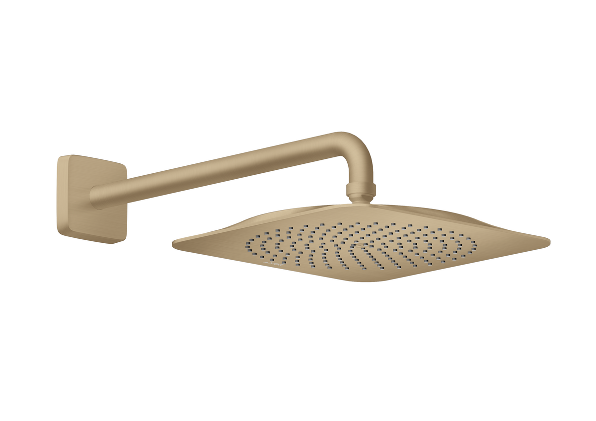 Picture of HANSGROHE AXOR Citterio C Overhead shower 270/270 1jet with shower arm #28790140 - Brushed Bronze