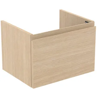Picture of IDEAL STANDARD Finesse 60cm wall mounted washbasin unit with 1 drawer, white oak #E3408US - White Oak