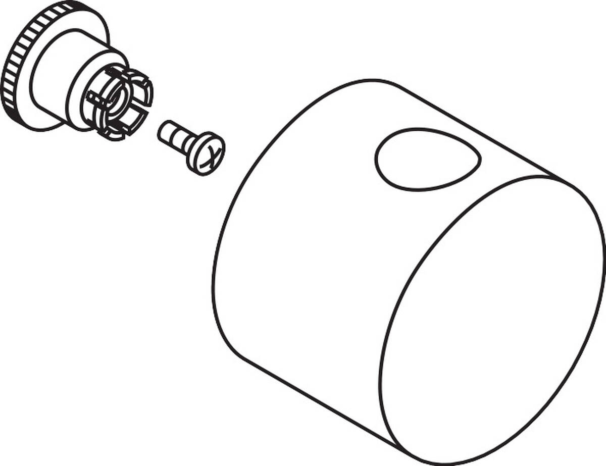 Bild von HANSGROHE Griff #38993310 - Brushed Red Gold