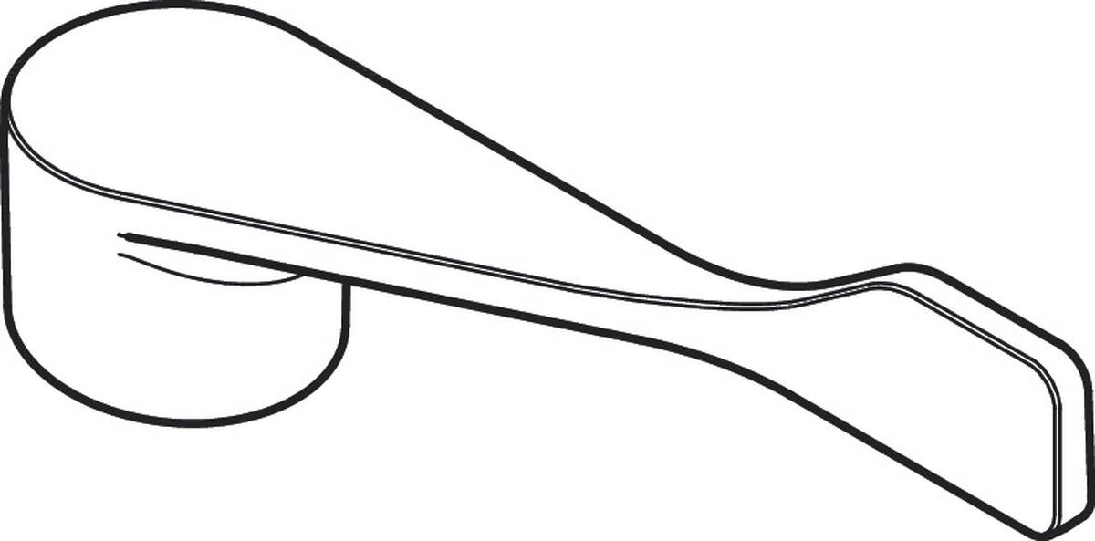 Bild von HANSGROHE Griff #39891800 - Edelstahl Optic